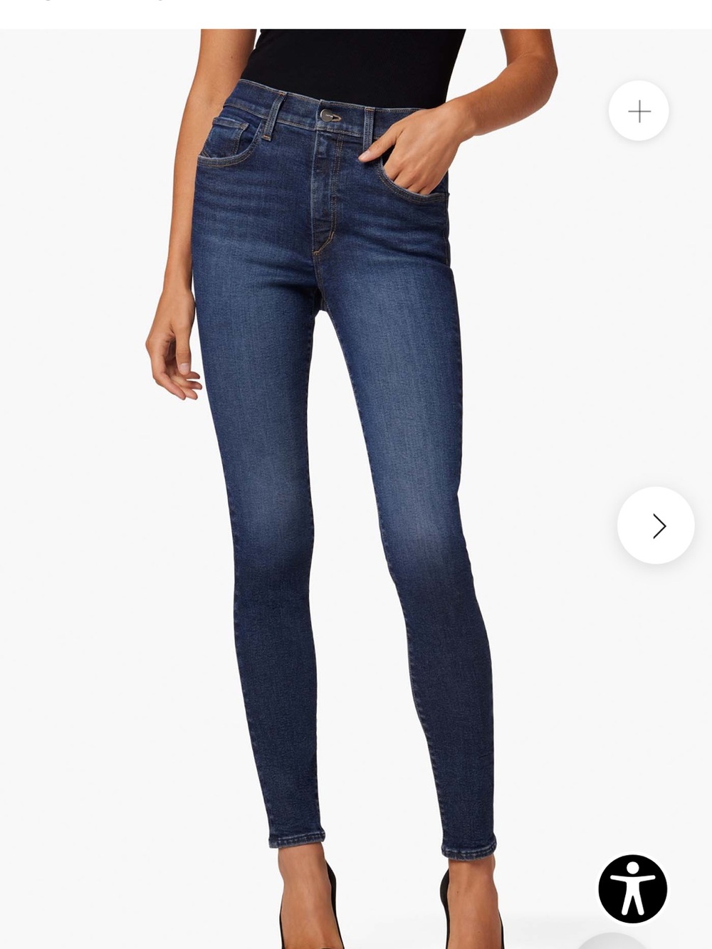 Joe's Jeans Dark Blue Curvy Skinny Ankle